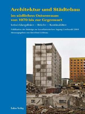 cover image of Architektur und Städtebau im südlichen Ostseeraum von 1970 bis zur Gegenwart